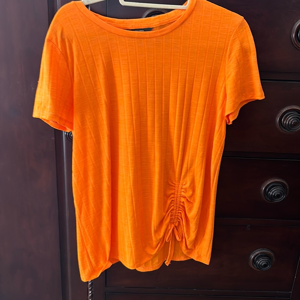 Simply Vera Verawang orange tee size L